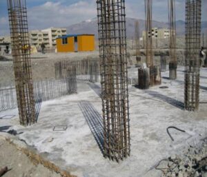 میلگردگذاری در تیر بتنی